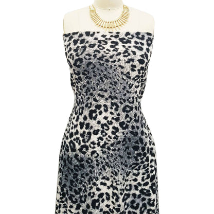 P-953-668-GREY-BLACK - PRINTED DTY 92% POLY 8% SPANDEX DTY DOUBLE SIDED BRUSH