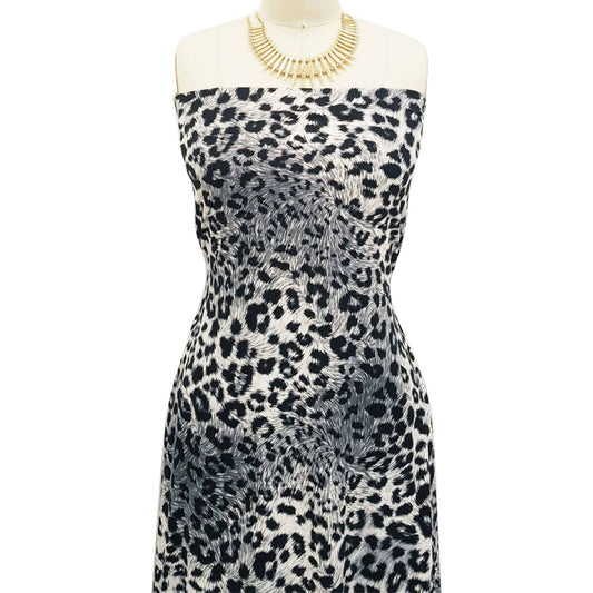 P-953-668-GREY-BLACK - PRINTED DTY 92% POLY 8% SPANDEX DTY DOUBLE SIDED BRUSH