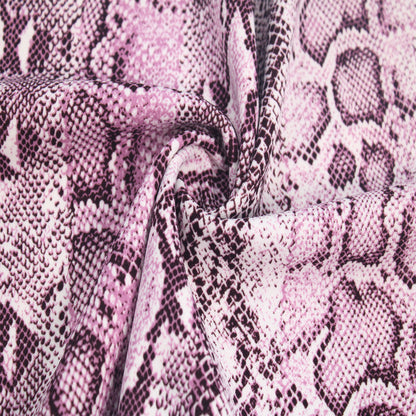 P-954-702-OFF-WHITE-DUSTY-LILAC -  PRINTED SCUBA CREPE 97% POLY 3% SPANDEX