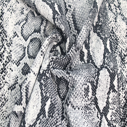 P-954-702-OFF-WHITE-GREY -  PRINTED SCUBA CREPE 97% POLY 3% SPANDEX