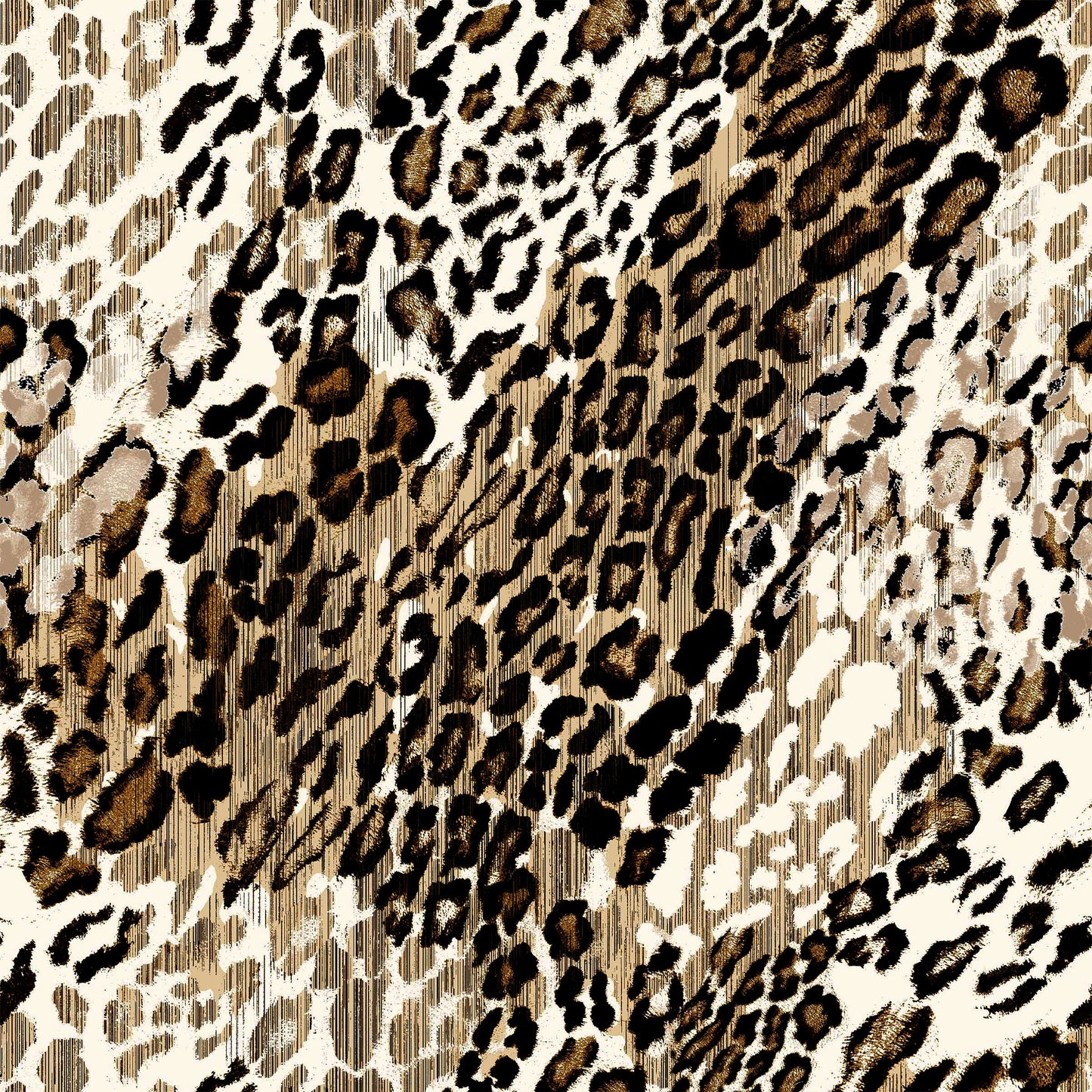 P-959-504-ECRU-GOLD - PRINTED WOOL DOBBY 100% POLYESTER