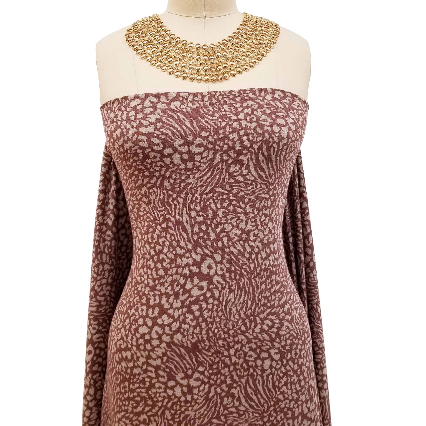 P-963-506-BURGUNDY-HEATHERGREY - PRINTED FRENCH TERRY 63%POLY  33%RAYON  4% SPANDEX