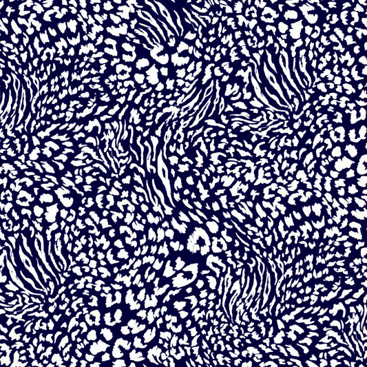 P-963-506-NAVY-HEATHERGREY-PRINTED FRENCH TERRY 63%POLY  33%RAYON  4% SPANDEX