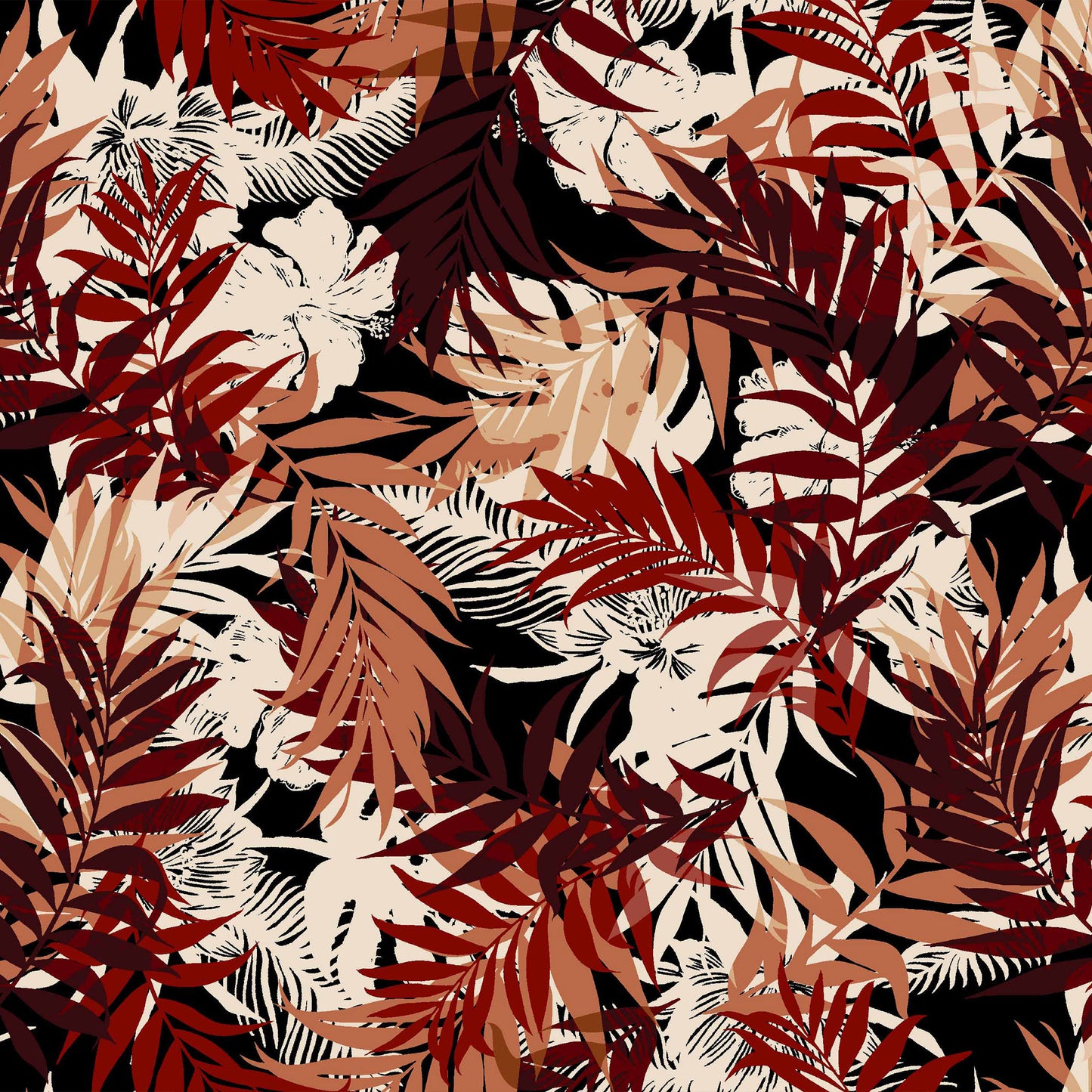 P-965-668-BLACK-GINGER-SPICE - PRINTED DTY 92% POLY 8% SPANDEX DTY DOUBLE SIDED BRUSH