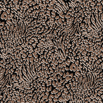 P-966-450-BLACK-TOFFEE - PRINTED ITY 96% POLY 4% SPANDEX