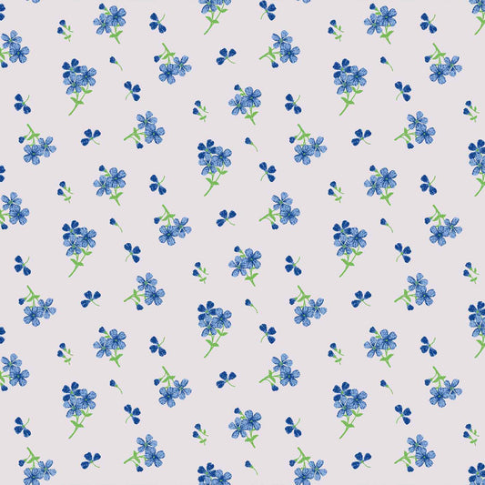 PD-10005-504-OFFWHITE-BLUE - PRINTED WOOL DOBBY 100% POLYESTER