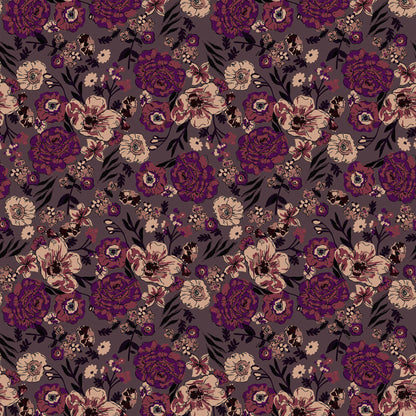 PD-10015-703-MAUVE-BLUSH - PRINTED TWIST CREPE 92% POLY 8% SPANDEX