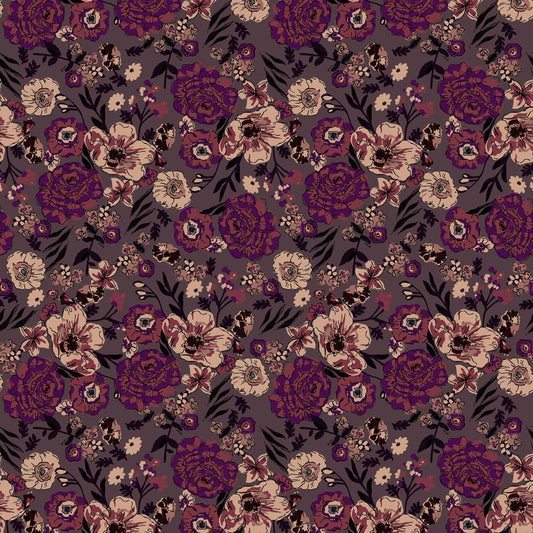 PD-10015-703-MAUVE-BLUSH - PRINTED TWIST CREPE 92% POLY 8% SPANDEX