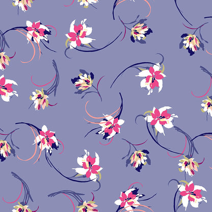 PD-124-586-BLUE-PINK - PRINTED CREPE CHIFFON 97% POLY 3% SPANDEX