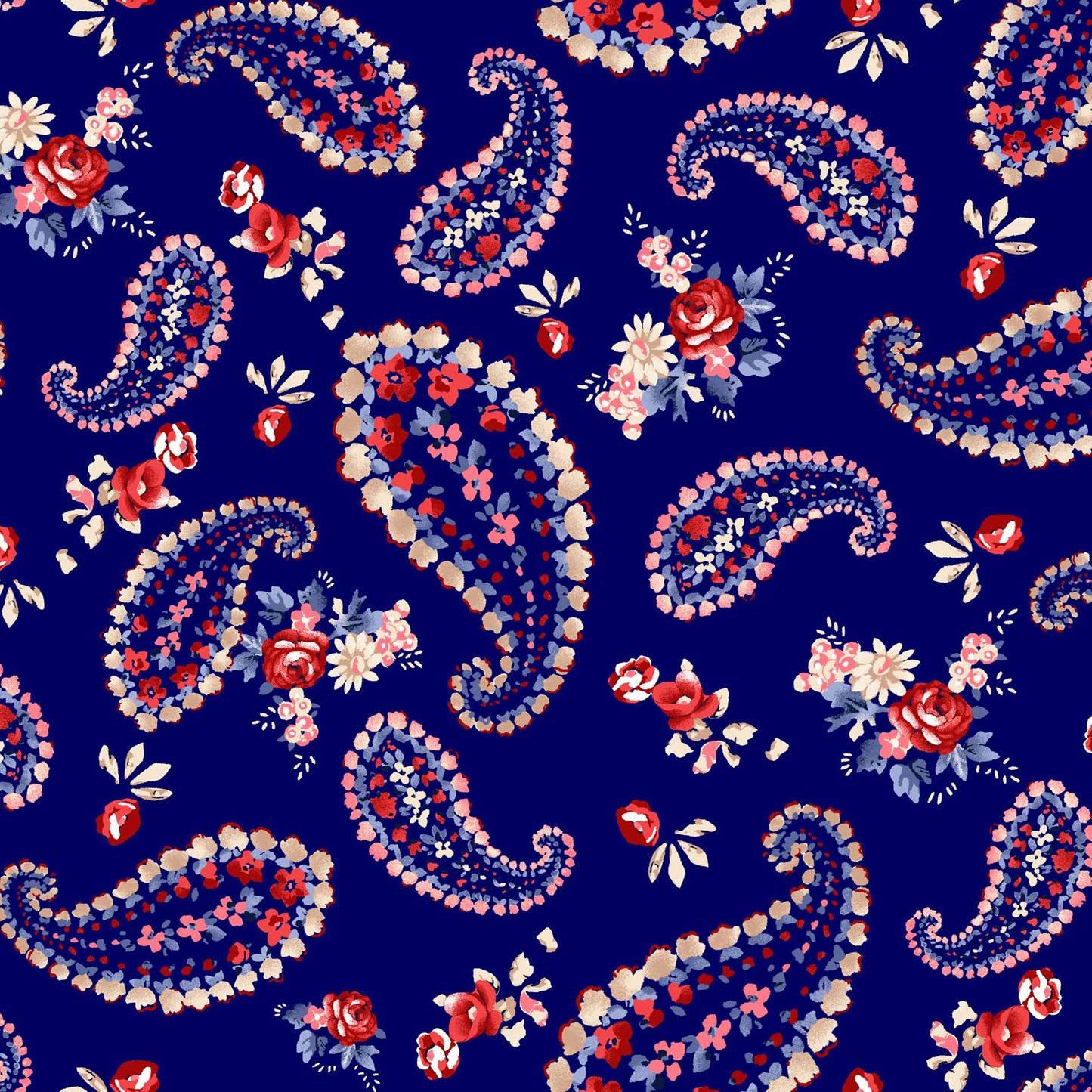 PD-1259-586-NAVY-RED-PERI - PRINTED CREPE CHIFFON 97% POLY 3% SPANDEX