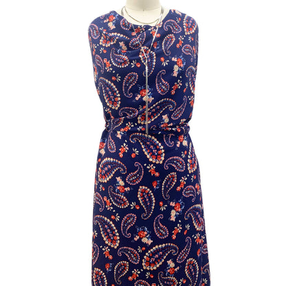 PD-1259-586-NAVY-RED-PERI - PRINTED CREPE CHIFFON 97% POLY 3% SPANDEX