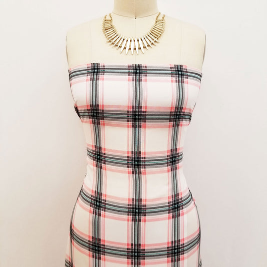 PD-242-D734-OFF-WHITE-CORAL - PRINT WOOL PEACH 100% POLYESTER