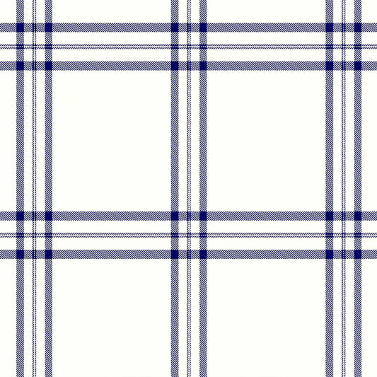 PD-242-D734-OFF-WHITE-NAVY - PRINT WOOL PEACH 100% POLYESTER