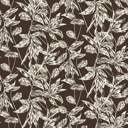 PD-2796-636-WALNUT-CREAM - PRINTED CREPON 100% RAYON CREPON