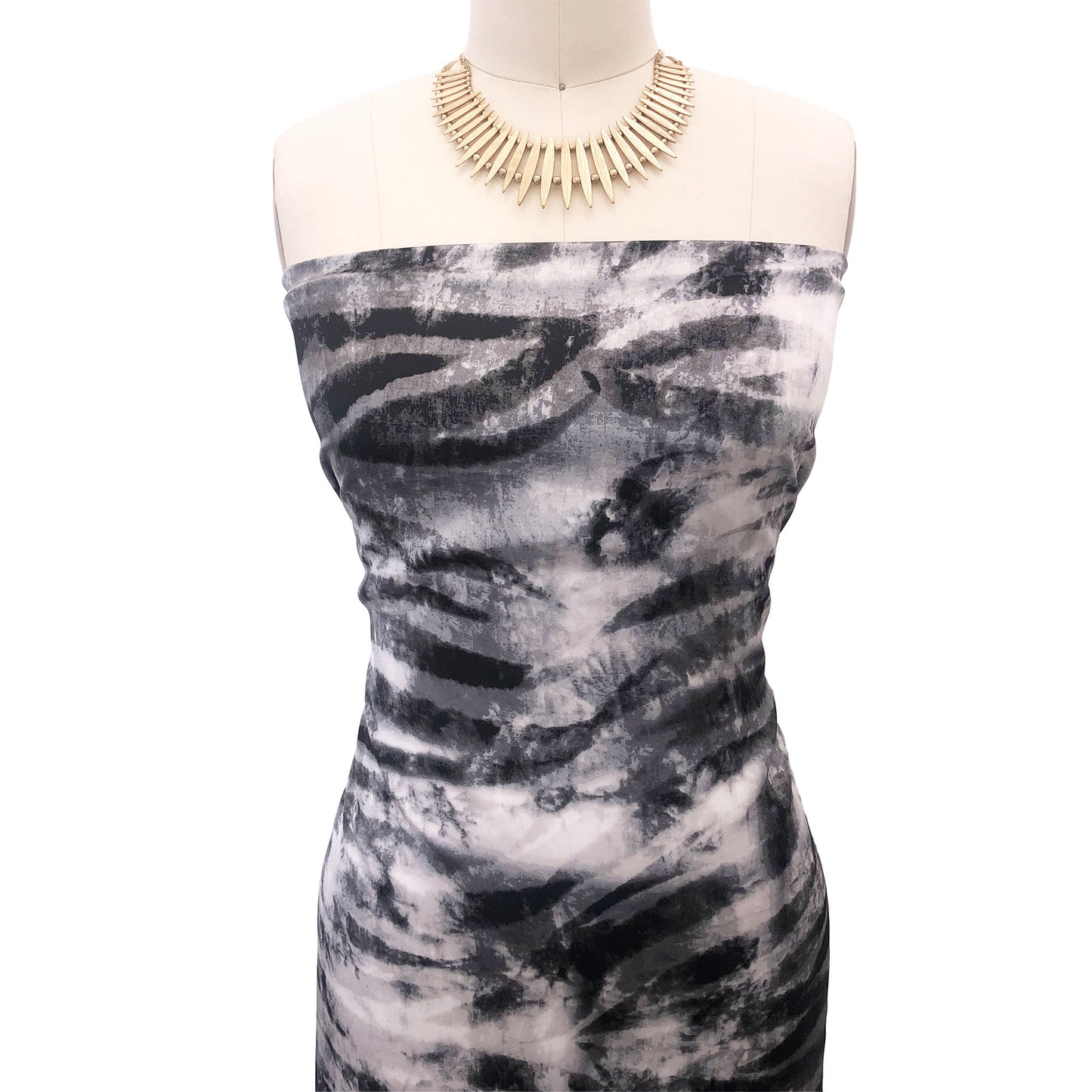 PD-3025-450-BLACK-CHARCOAL-GREY - PRINTED ITY 96% POLY 4% SPANDEX