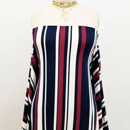 PD-628-668-NAVY-BURGUNDY - PRINTED DTY 92% POLY 8% SPANDEX DTY DOUBLE SIDED BRUSH