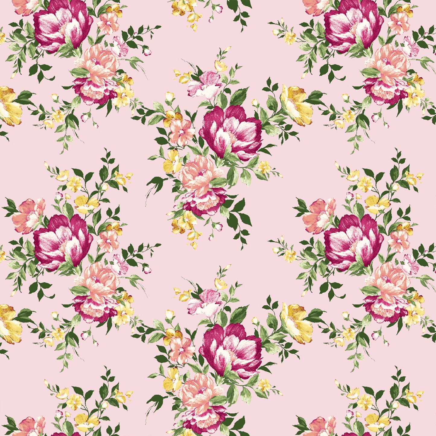 PD-632-586-BABY-PINK-PEACH - PRINTED CREPE CHIFFON 97% POLY 3% SPANDEX