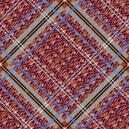 PD-681-586-CHOCOLATE-TOMATO - PRINTED CREPE CHIFFON 97% POLY 3% SPANDEX