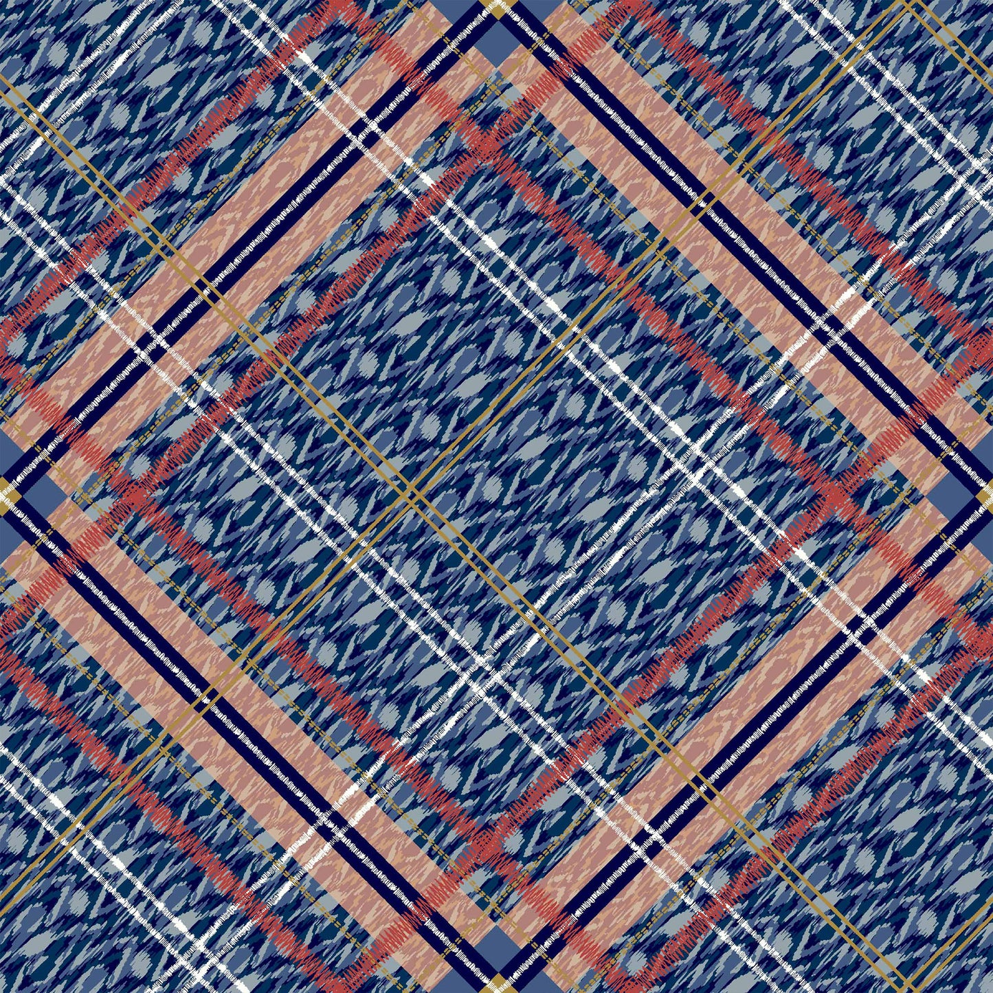 PD-681-586-NAVY-BLUE - PRINTED CREPE CHIFFON 97% POLY 3% SPANDEX