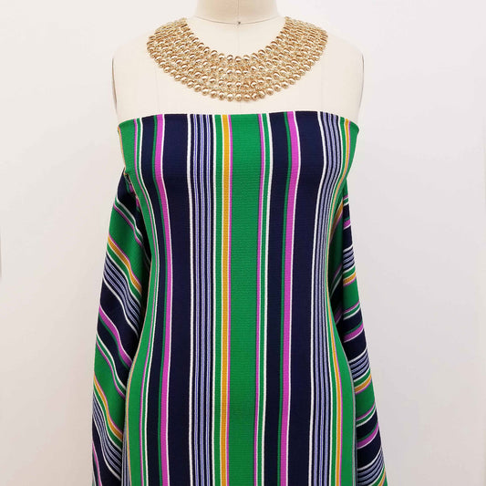 PD-703-586-KELLY-GREEN-ORCHID - PRINTED CREPE CHIFFON 97% POLY 3% SPANDEX