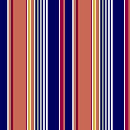 PD-703-586-ORANGE-NAVY - PRINTED CREPE CHIFFON 97% POLY 3% SPANDEX