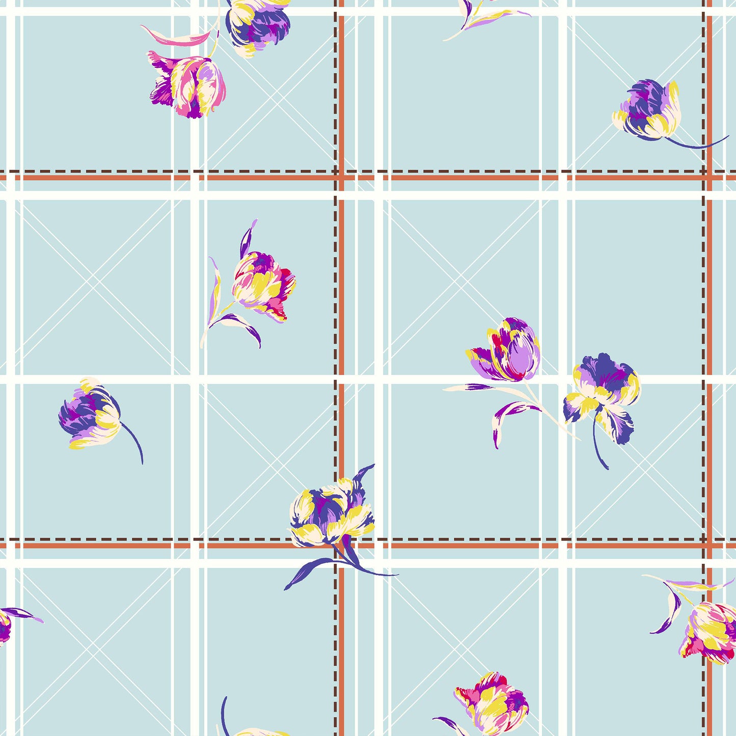 PD-714-668-ANGEL-BLUE-ORCHID - PRINTED DTY 92% POLY 8% SPANDEX DTY DOUBLE SIDED BRUSH