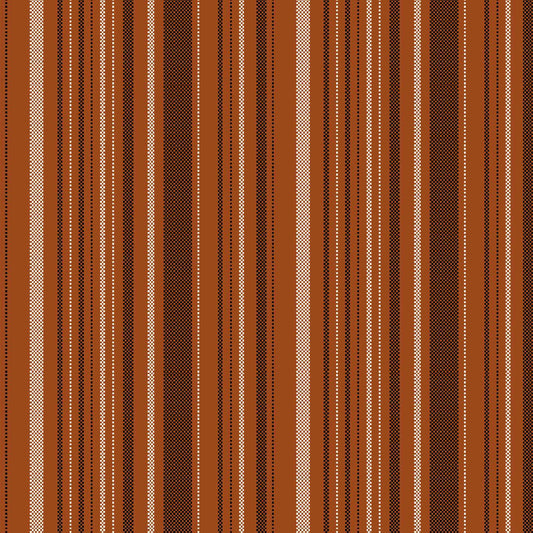 PD-733-734-SPICY-ORANGE-BLACK - PRINT WOOL PEACH 100% POLYESTER