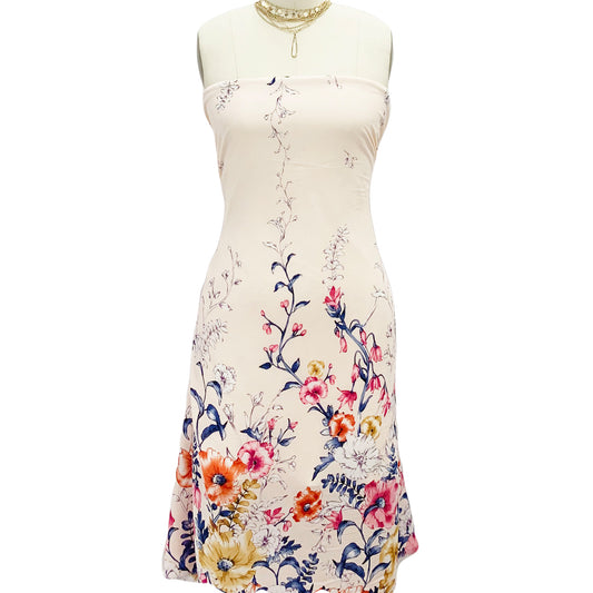 PD-747-586-BLUSH-FUCHSIA - DOUBLE BORDER CREPE CHIFFON 97% POLY 3% SPANDEX