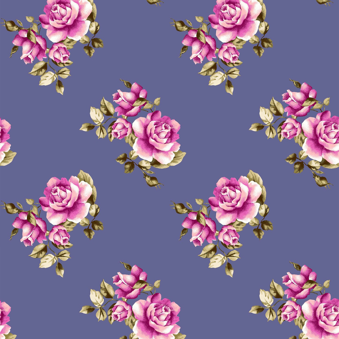 PD-79-734-DENIM-PINK - PRINT WOOL PEACH 100% POLYESTER