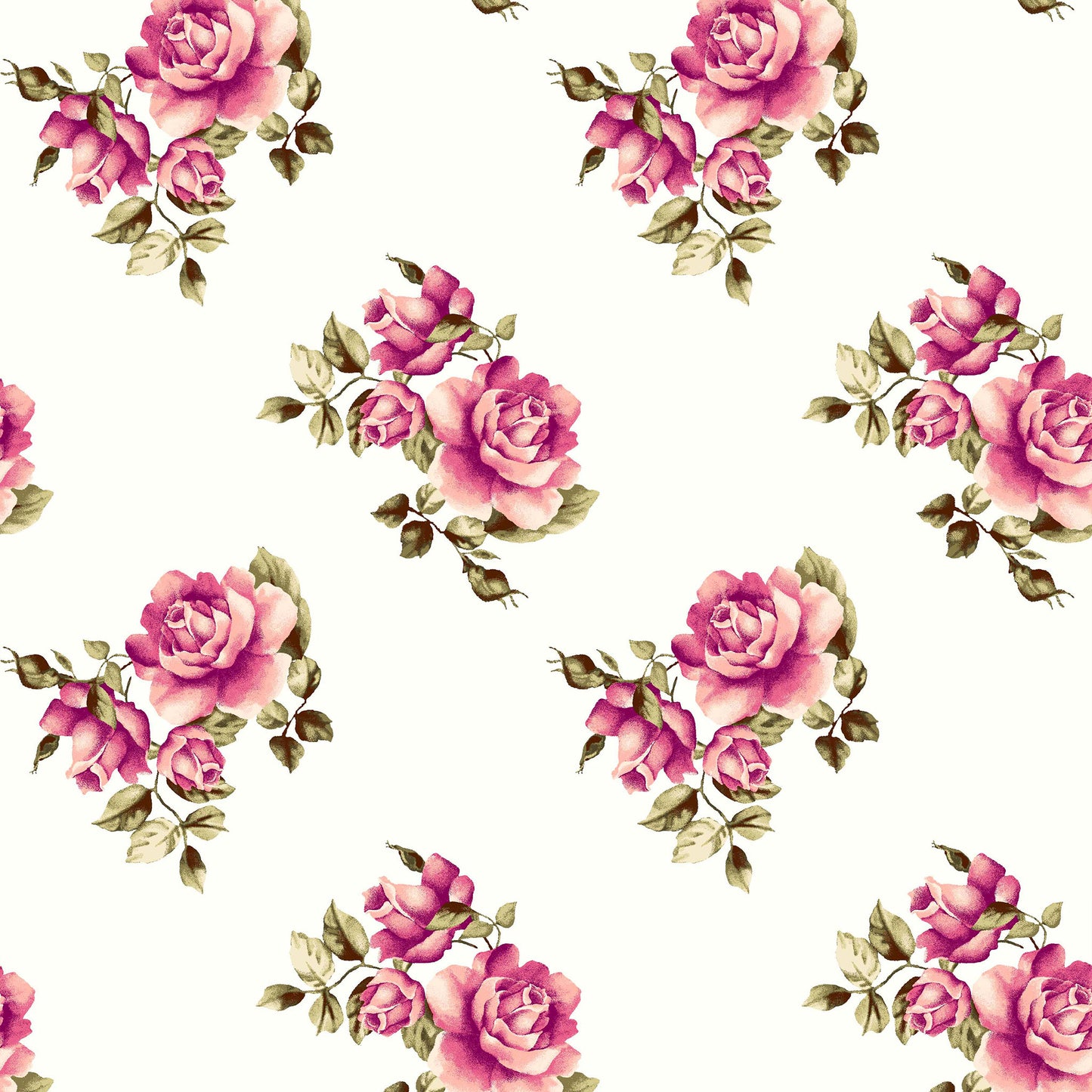 PD-79-734-OFFWHITE-PEACH - PRINT WOOL PEACH 100% POLYESTER