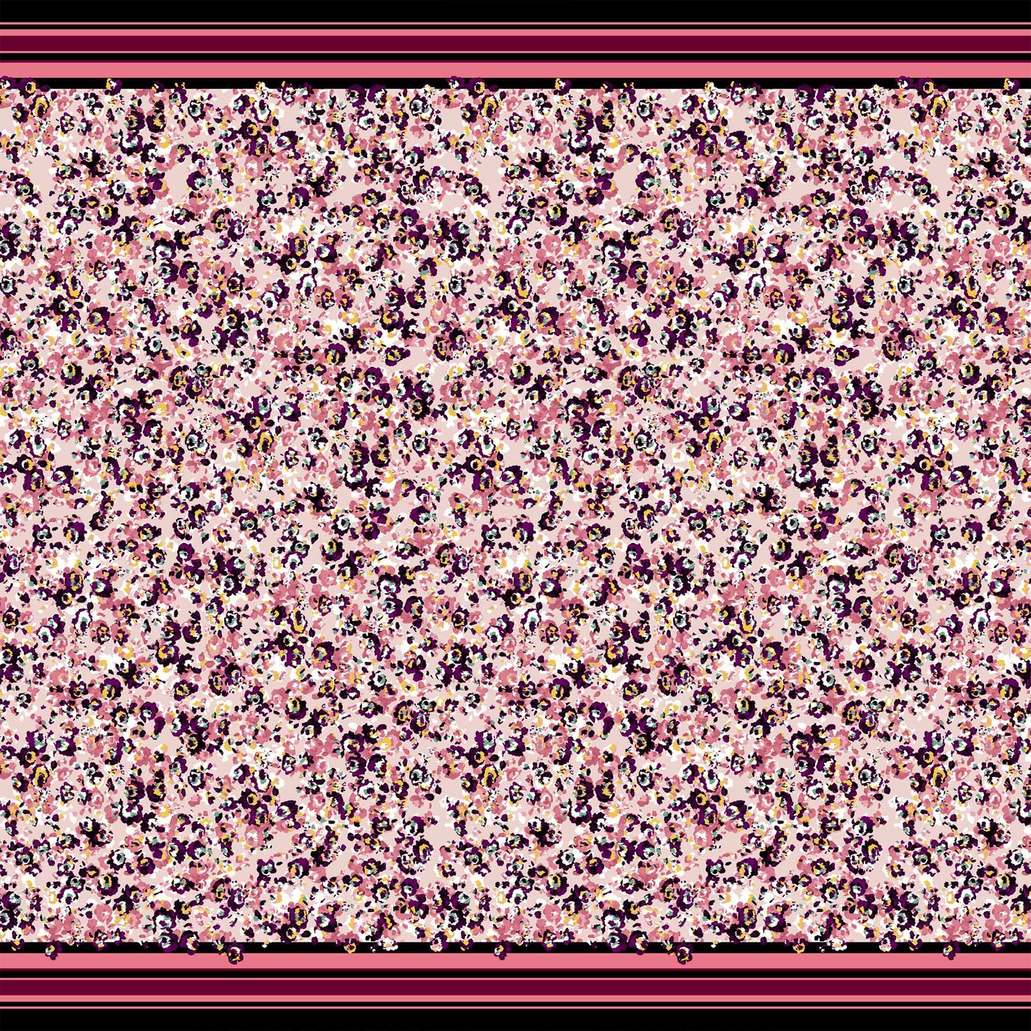 PD-797-586-PALE-PINK-DUSTY-JADE - DOUBLE BORDER. CREPE CHIFFON 97% POLY 3% SPANDEX