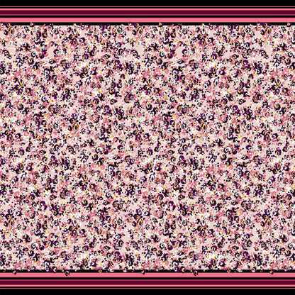 PD-797-586-PALE-PINK-DUSTY-JADE - DOUBLE BORDER. CREPE CHIFFON 97% POLY 3% SPANDEX