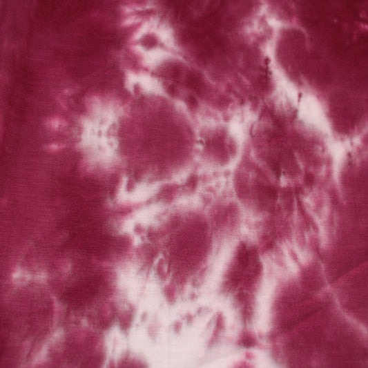PT-1501-HVY-RSJ-BURGUNDY  - HAND TIE DYE RSJ 95% RAYON 5% SPANDEX JERSEY