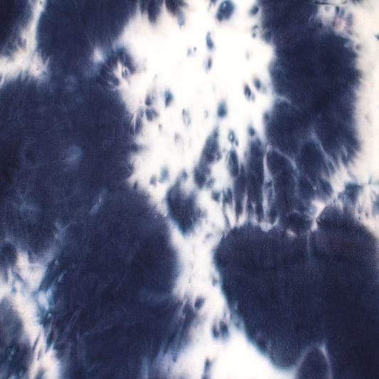 PT-1501-HVY-RSJ-NAVY  - HAND TIE DYE RSJ 95% RAYON 5% SPANDEX JERSEY
