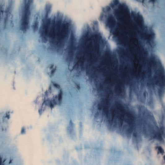 PT-1502-HVY-RSJ-NAVY -  HAND TIE DYE RSJ 95% RAYON 5% SPANDEX JERSEY