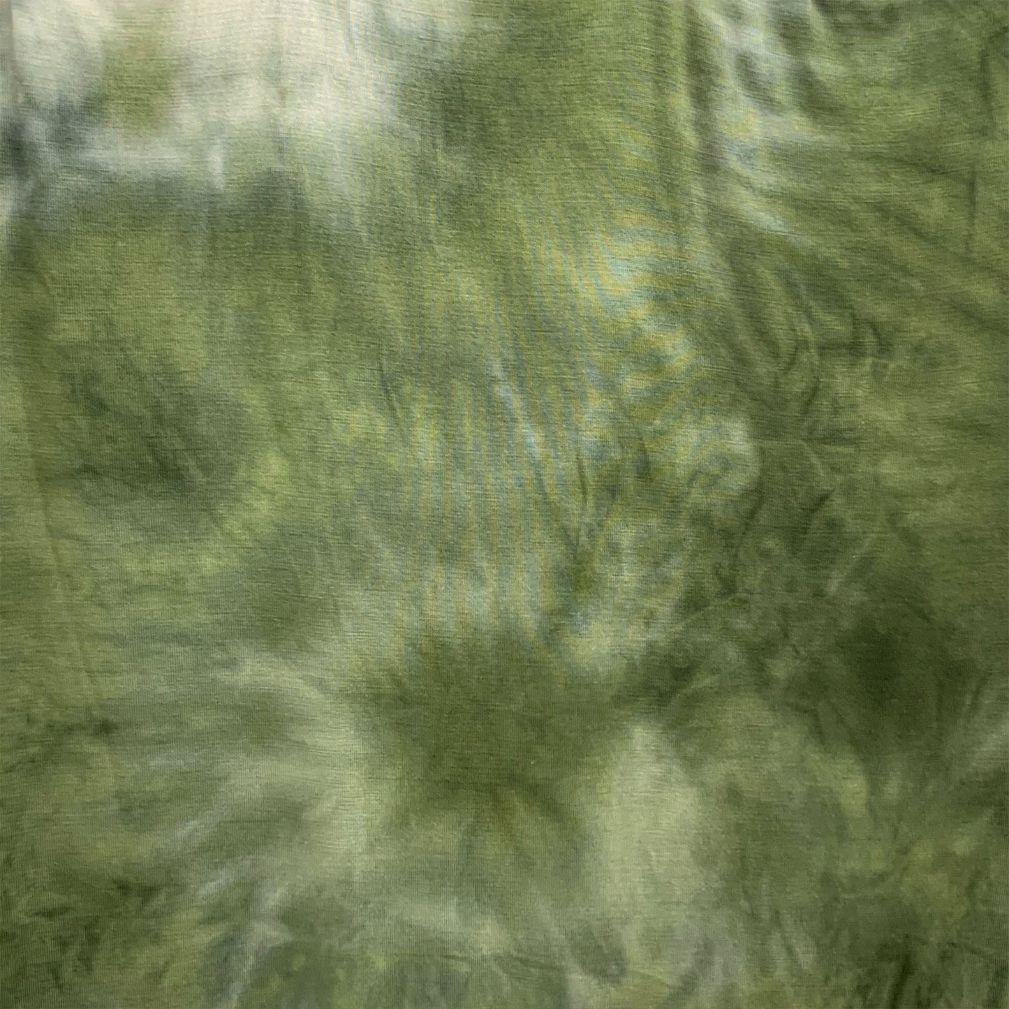 PT-1502-HVY-RSJ-OLIVE - HAND TIE DYE RSJ 95% RAYON 5% SPANDEX JERSEY