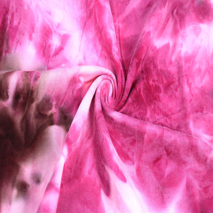 PT-2407-668-CORAL-SANGRIA-CHOCO - HAND TIE DYE 92%POLY 8%SPANDEX DTY DOUBLE SIDED BRUSH