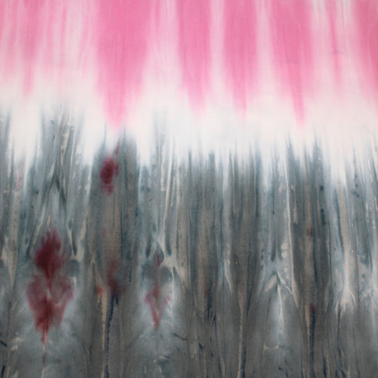PT-2409-668-PINK-GREY - HAND TIE DYE 92%POLY 8%SPANDEX DTY DOUBLE SIDED BRUSH
