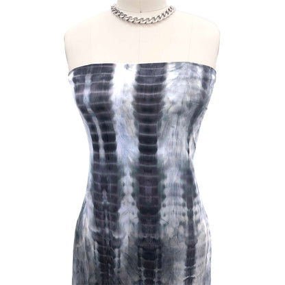 PT-2410-668-SILVER-GREY-BLACK - HAND TIE DYE 92%POLY 8%SPANDEX DTY DOUBLE SIDED BRUSH