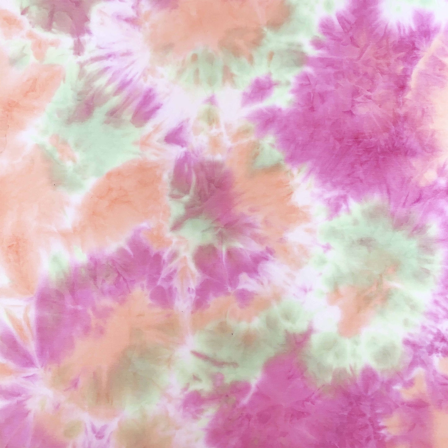 PT-2521-506-PISTACHIO-PINK-PEACH - HAND TIE DYE FRENCH TERRY 63%POLY  33%RAYON  4% SPANDEX