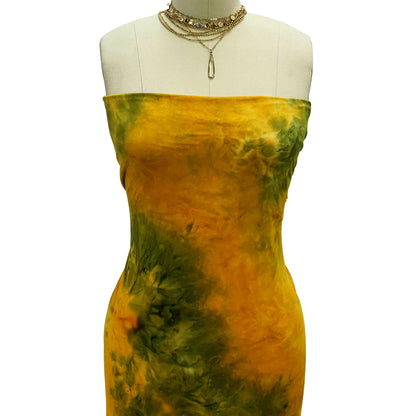 PT-808-668-MOSS-GOLDEN-MUSTARD - HAND TIE DYE 92%POLY 8%SPANDEX DTY DOUBLE SIDED BRUSH