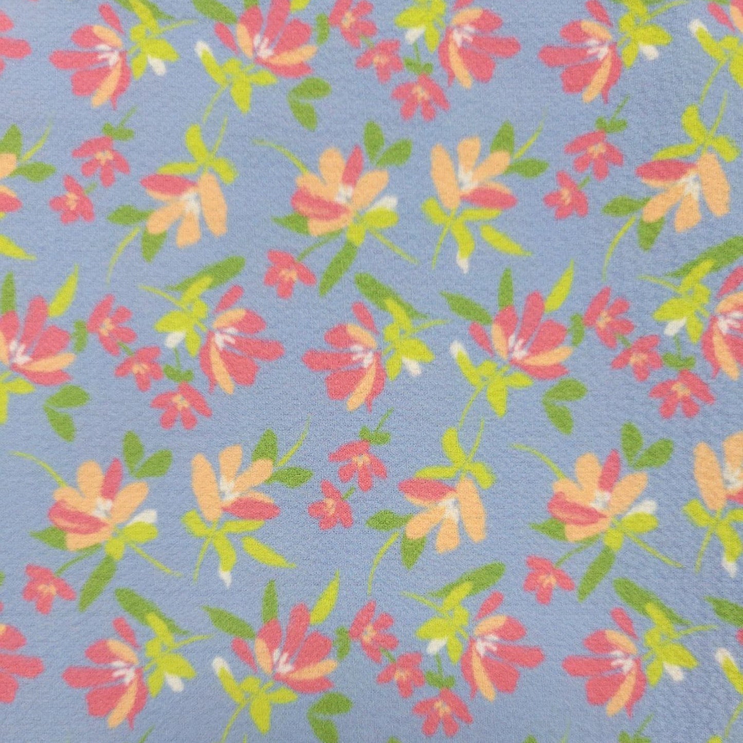PZ-3374-586-Z-BLUE-BUBBLE-GUM - PRINTED CREPE CHIFFON 97% POLY 3% SPANDEX