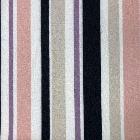 PZ-419-586-OFFWHITE-GUAVA - PRINTED CREPE CHIFFON 97% POLY 3% SPANDEX